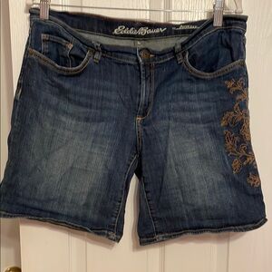 Eddie Bauer Women's Blue Denim Shorts